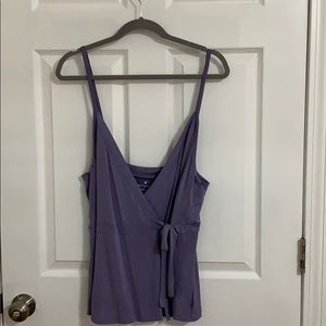 American eagle tie front tank